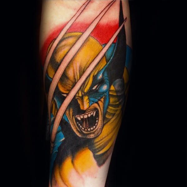 90 Wolverine Tattoo Designs for Men