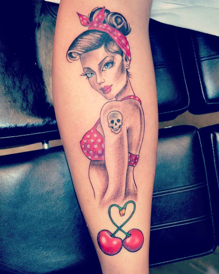 Pinup Tattoo | Tattoo Ideas and Inspiration | Pin up tattoos, Pin up girl tattoo, Tattoos