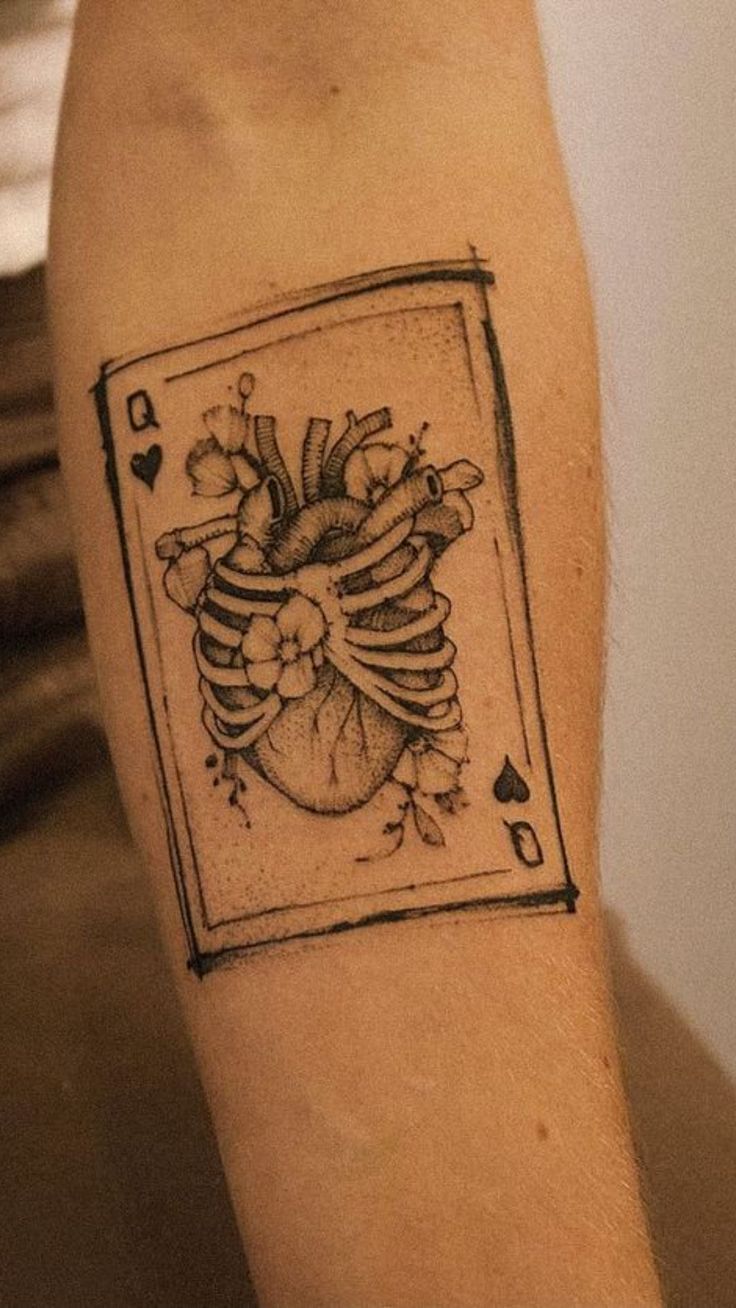 Decked in Ink: Unveil Your Hand with Creative Card Tattoo Ideas