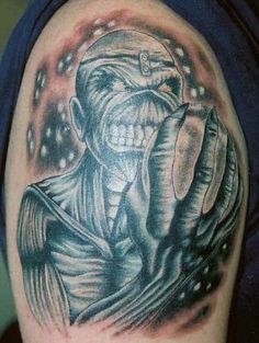 Discover 31 Tattooed Eddies and Iron Maiden Mascot Ideas | fan tattoo, iron  maiden posters, stranger eddie iron maiden and more
