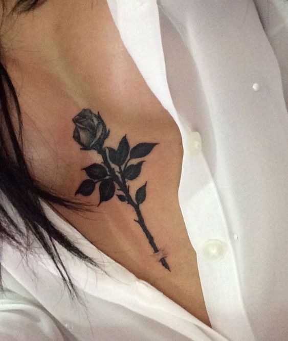 40+ Amazing Black Rose Tattoo Ideas