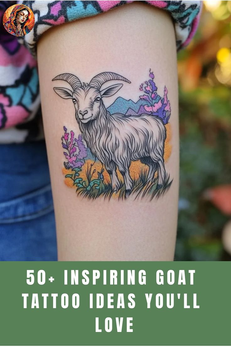 50+ Inspiring Goat Tattoo Ideas You'll Love