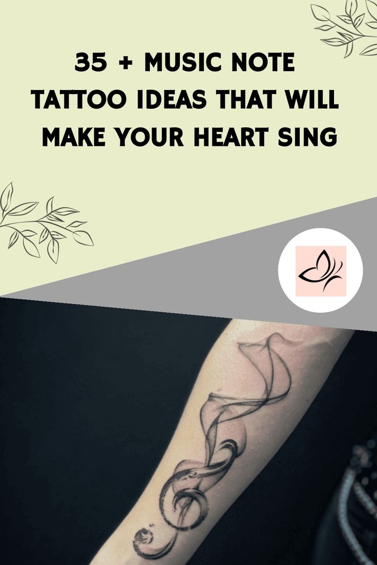 35 + Music Note Tattoo Ideas That Will Make Your Heart Sing