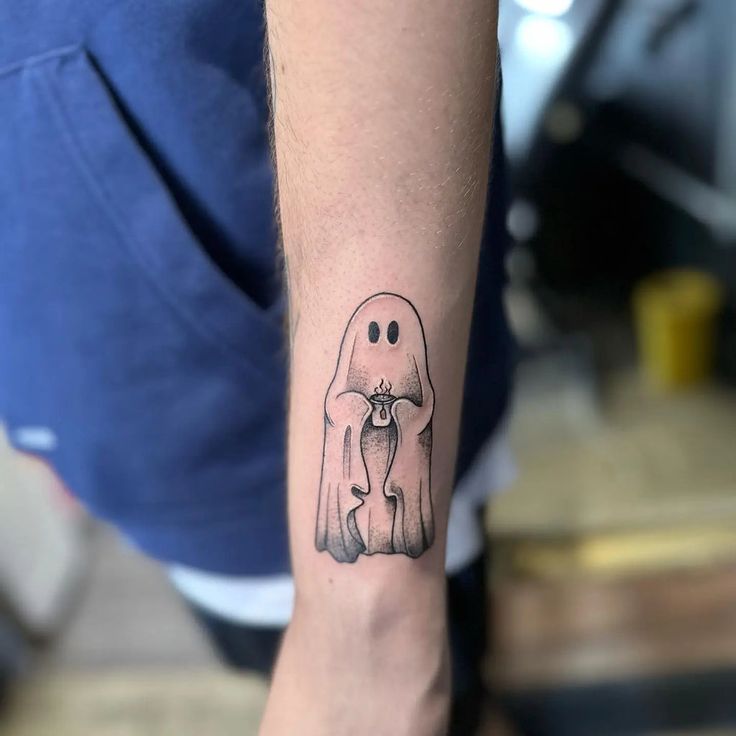 30 Best Cute Ghost Tattoo Ideas You Should Check