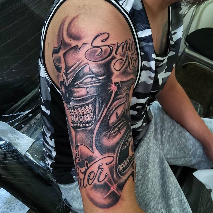 Smile Now Cry Later Tattoo Ideas