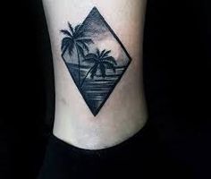 Discover 42 Coconut and Palm Tree Tattoo Ideas | palm tree sunset, tropical  tattoo, palm tree vector, palm tree drawing and more