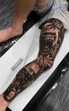 100 Unique Gorilla Tattoos You'll Need to See - Tattoo Me Now