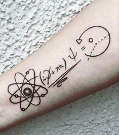 17 Math tattoos ideas | tattoos, science tattoos, science tattoo