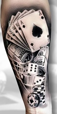 9 Casino tattoo designs ideas | tattoo designs, casino tattoo, card tattoo