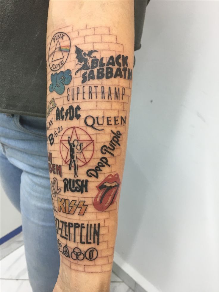 Pin by Paola Santiago Prado on Tatoo | Metal tattoo, Music tattoo sleeves,  Band tattoo designs
