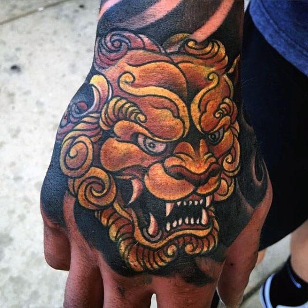 100 Foo Dog Tattoo Designs for Men