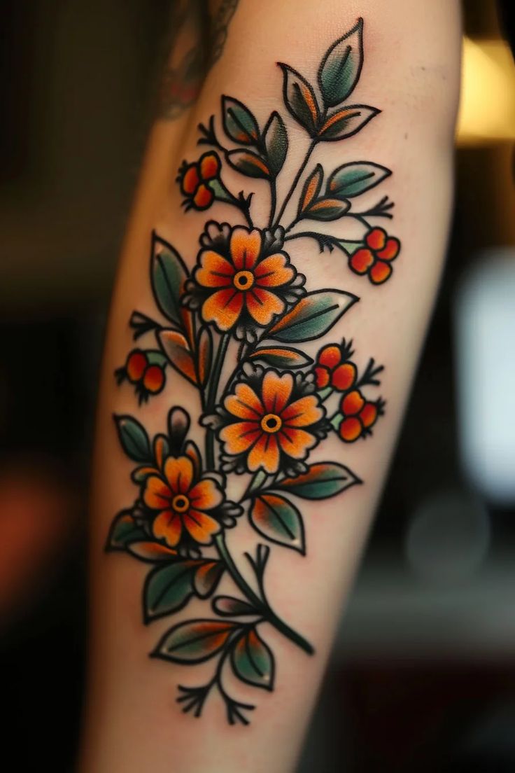 February Birth Flower Tattoo Ideas