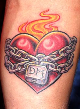 Tattoo Chained Heart | Chain tattoo, Heart tattoo, Heart tattoo designs