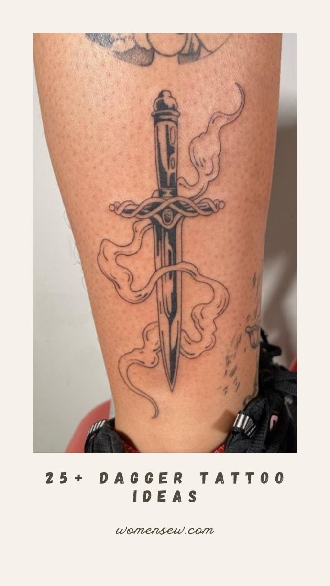 20+ Striking Dagger Tattoo Ideas with Bold Symbolism