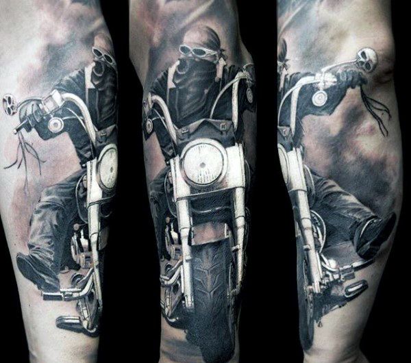 73 Badass Biker Tattoos for Men