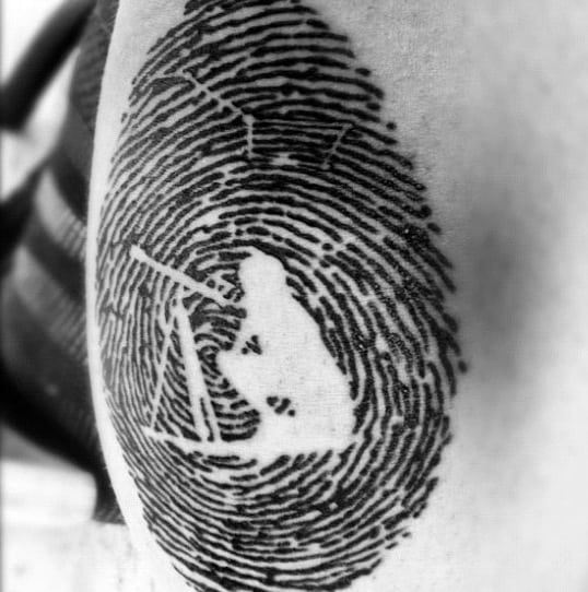 40 Cool Fingerprint Tattoos for Men