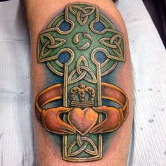 53 IRISH TATTOO IDEAS | irish tattoos, clover tattoos, shamrock tattoos