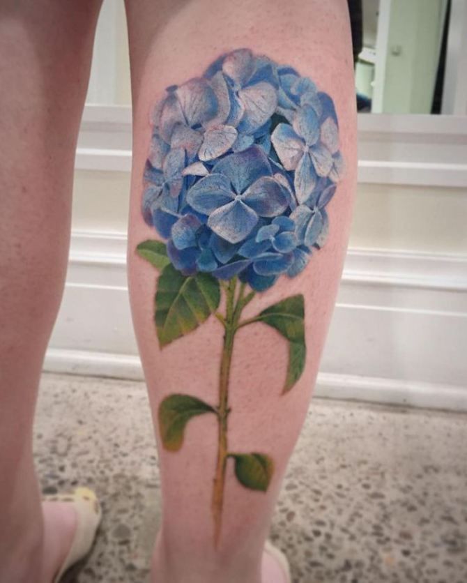 20 Hydrangea Tattoos