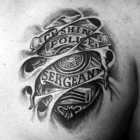 47 Amazing Police Tattoos for Men