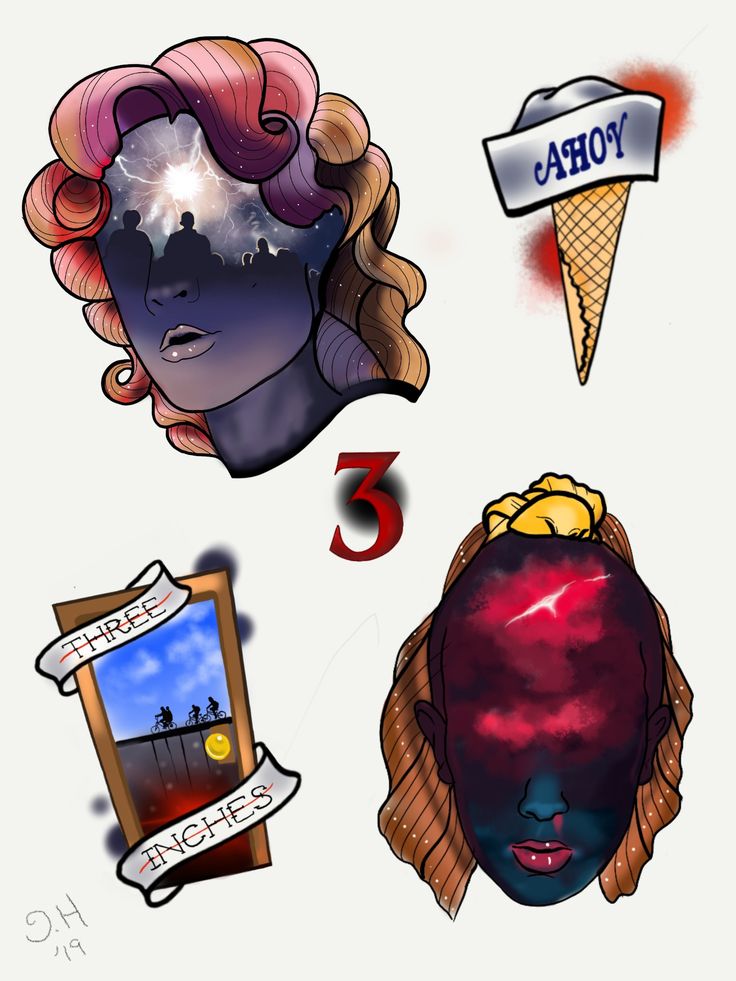 Stranger things tattoo