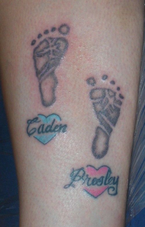 A Fresh Roundup of Baby Footprint Tattoos