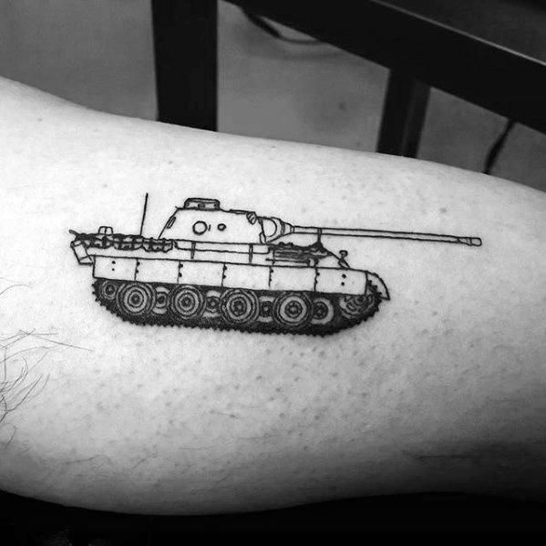 60 Creative Tank Tattoos for Men