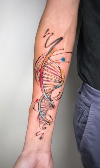 65 Unique DNA Tattoos, Ideas, & Meaning - Tattoo Me Now