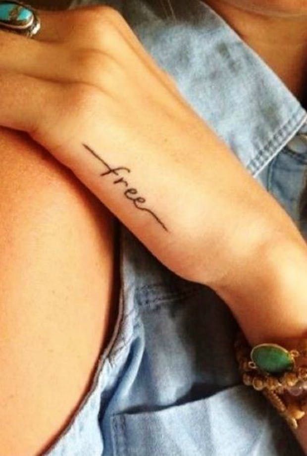 40 Minimalist One-Word Tattoo Ideas That Are Beautiful On Everyone