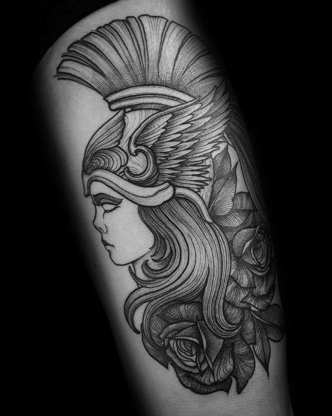 60 Athena Tattoo Designs for Men