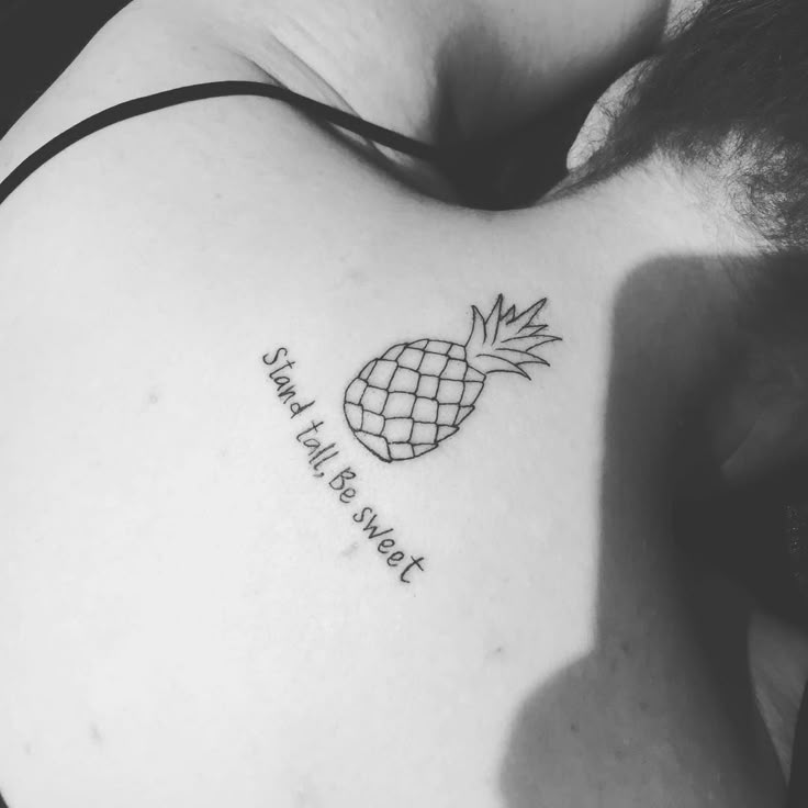 12 Pineapple Tattoo Ideas For Gals Who Are Prickly on the Outside but Sweet  on the Inside