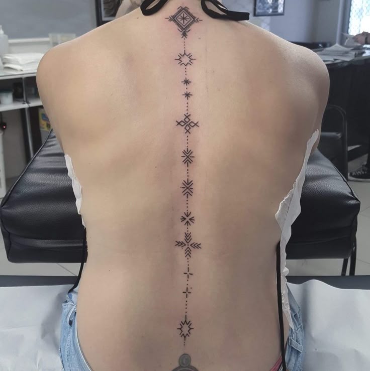 Spinal tattoo - Abandoned Art Wanneroo Millie