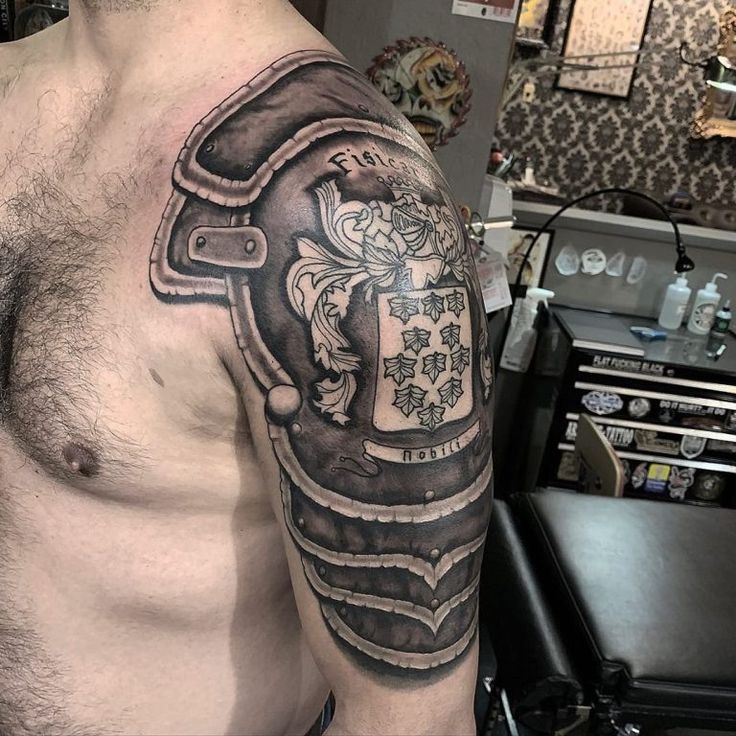 122 Armor Tattoo Ideas with Meanings - Body Art Guru