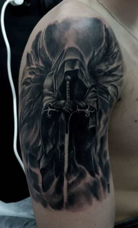 110 Unique Grim Reaper Tattoos You'll Need to See - Tattoo Me Now
