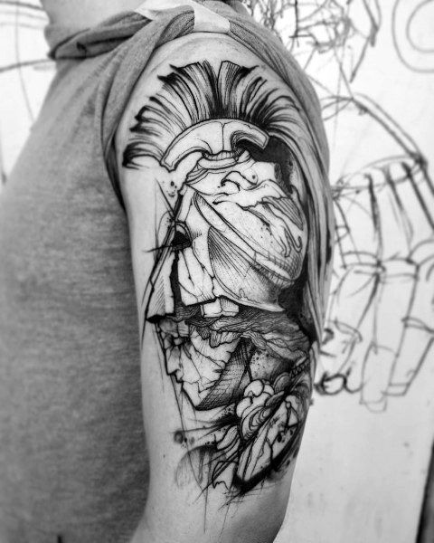60 Athena Tattoo Designs for Men