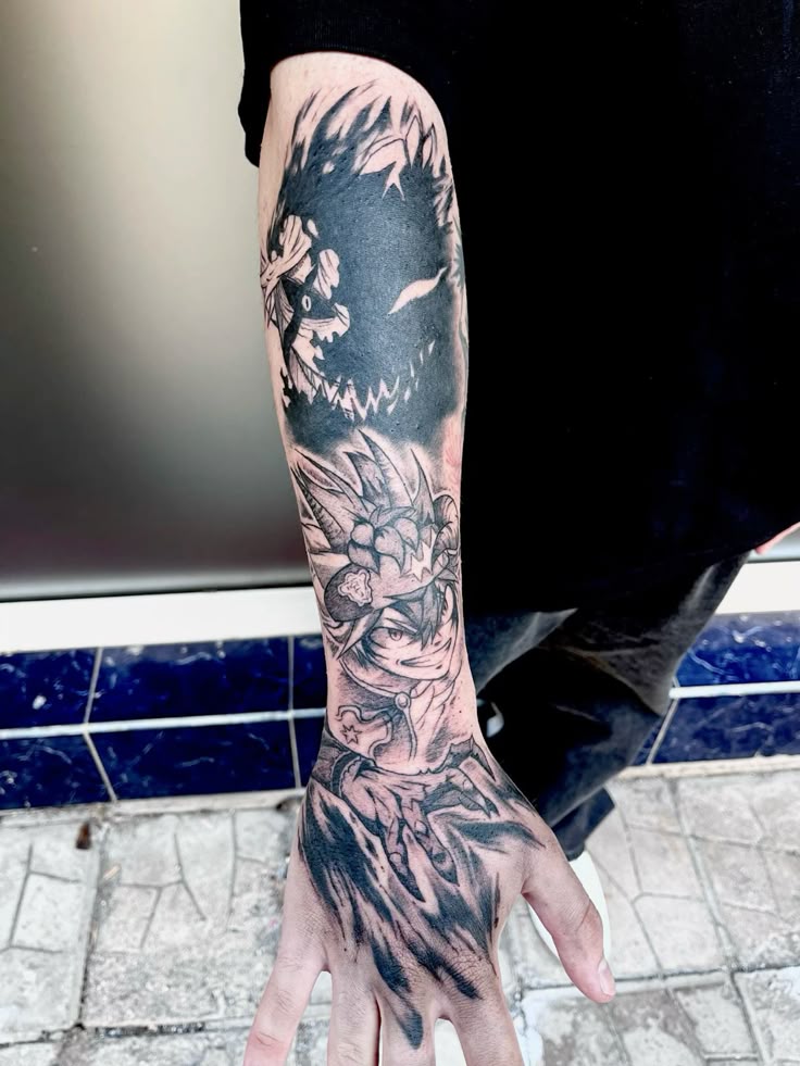 Asta Black Clover tattoo