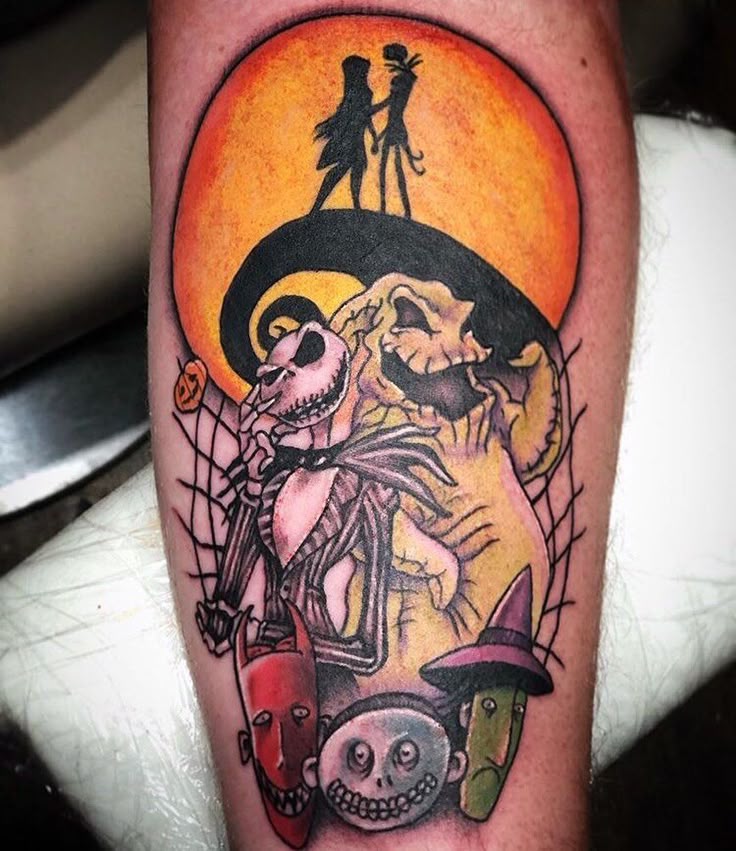 46 Freaky Nightmare Before Christmas Tattoos
