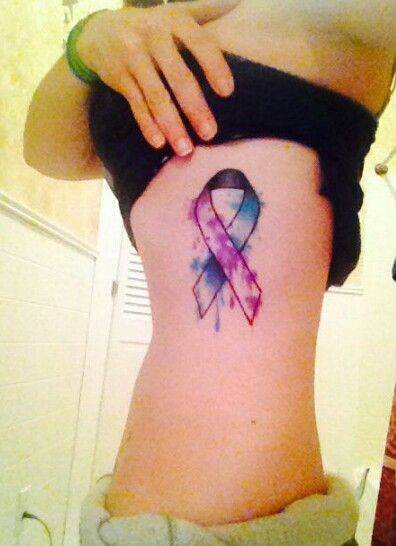 I would love to do this with purple - epilepsy and blue- tuberous sclerosis