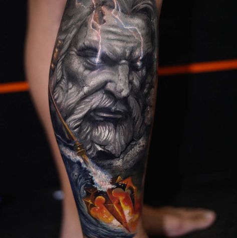 Neptune God Tattoo – Best Tattoo Ideas Gallery