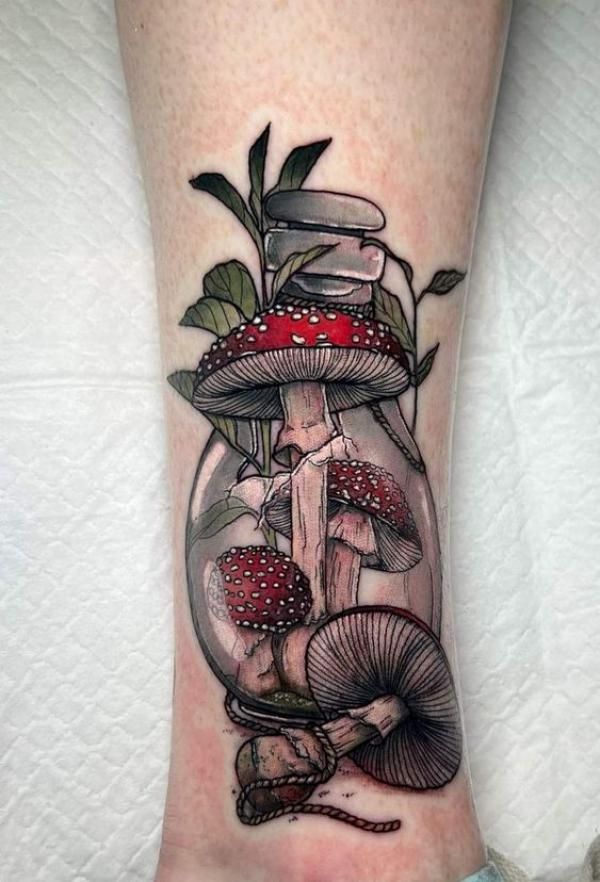 40+ Creative Mushroom Tattoo Ideas for Every Style | Art and Design