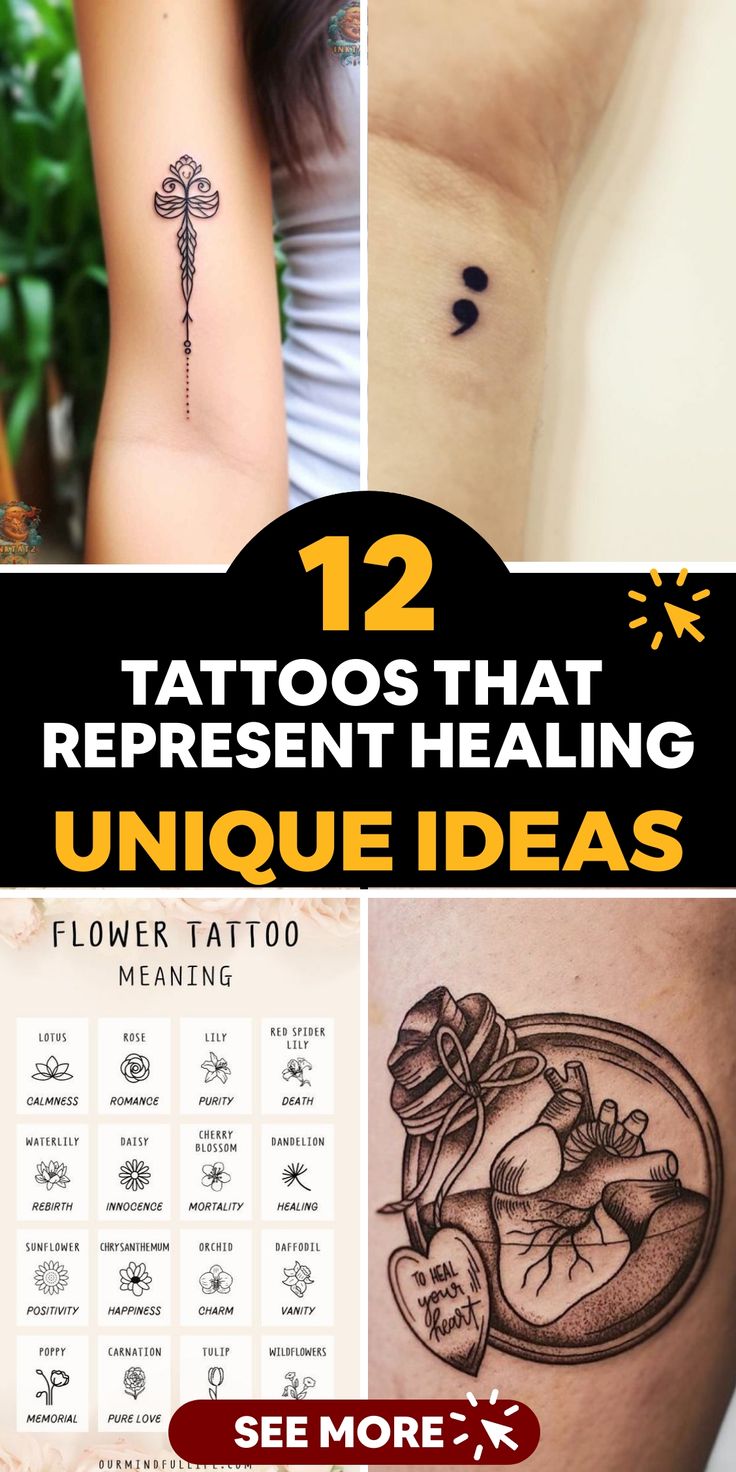 Best 12+ tattoos that represent healing