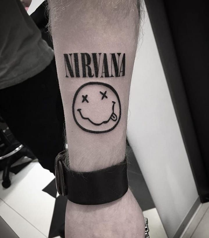 Pin by 𝖍𝖊𝖆𝖗𝖙 𝖕𝖑𝖆𝖞𝖑𝖎𝖘𝖙 on #organize | Nirvana tattoo, Sharpie  tattoos, Hand tattoos