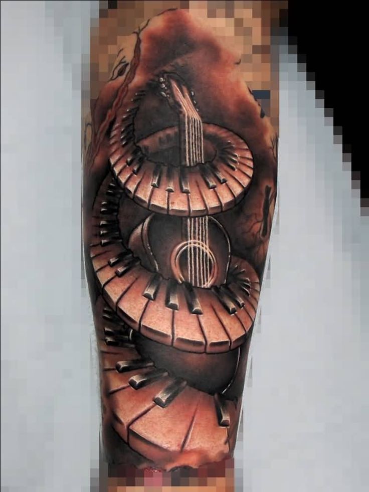 20+ Lovely Piano Tattoo Ideas