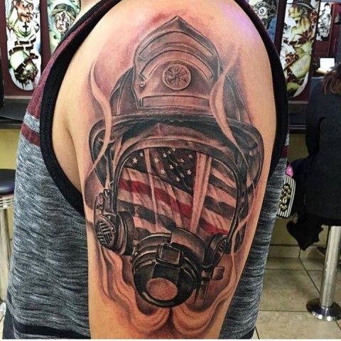 Pin by Karissa Blake on David | Fire fighter tattoos, Firefighter tattoo,  Half sleeve tattoos for guys