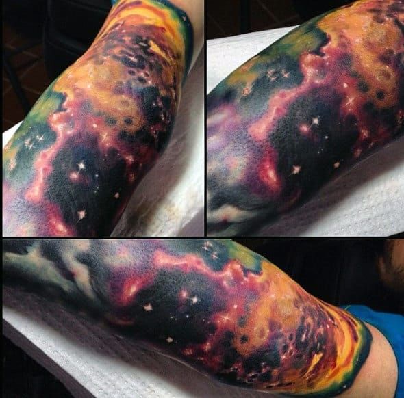 75 Universe Tattoo Designs for Men