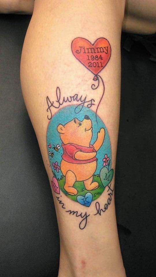 15+ Amazing Winnie The Pooh Tattoo Designs For Art Body Lovers