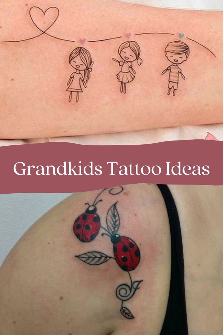 91 Meaningful Grandchildren Tattoos + Images