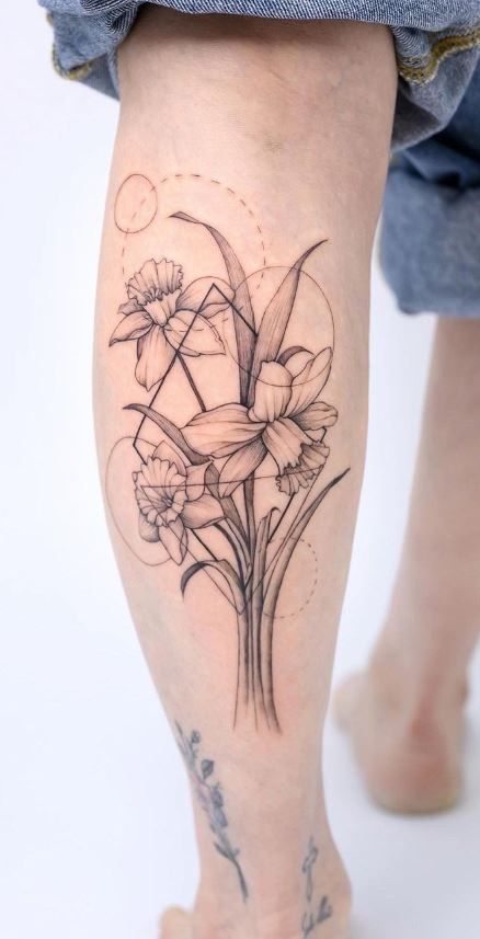 100 Daffodil Tattoos