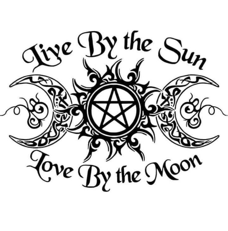 Live by the Sun, Love by the Moon Tattoo
