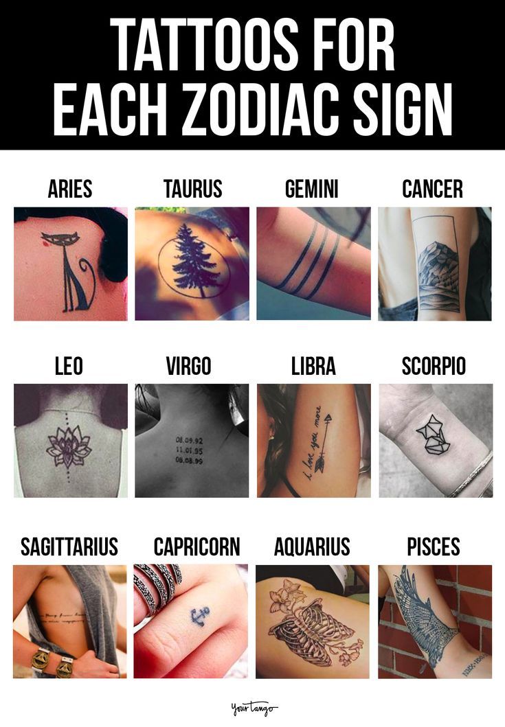 The PERFECT Tattoo For You (According To Your Zodiac Sign)