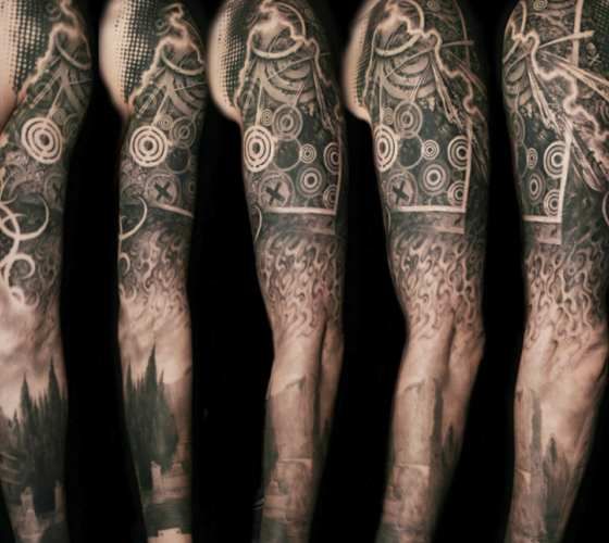 Sleeve tattoo by Caesar Thehun | Post 3628